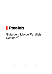 Guía de inicio de Parallels Desktop 9