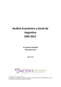 Análisis Económico y Social de Argentina