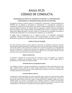 ANEXO III.D: CÓDIGO DE CONDUCTA