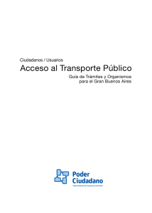 Acceso al Transporte Público