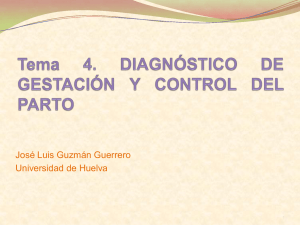 Diagnóstico de gestación y control del parto