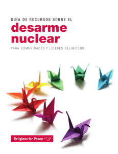 desarme nuclear - Religions for Peace