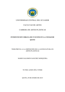 universidad central del ecuador facultad de artes