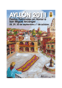 ayllon fiestas 2011 - Ayuntamiento de Ayllón