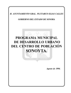 programa municipal de desarrollo urbano del centro de poblacion