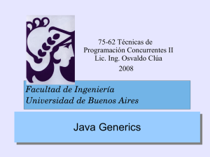Java Generics - Universidad de Buenos Aires