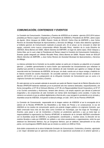 Informe Anual 2015 - Comisión Comunicación, Contenidos
