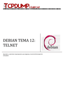 debian tema 12: telnet - Curso de Técnico de Redes y Sistemas 2011