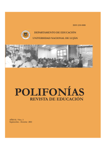 Polifonías Revista de Educación - Revista Polifonías