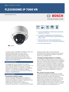 flexidome ip 7000 vr - Bosch Security Systems