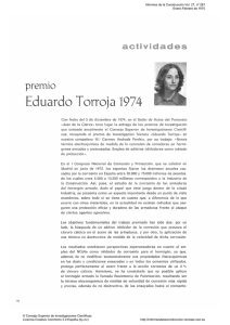 Eduardo Torro) a 1974 - Informes de la Construcción