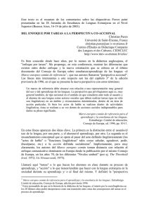 Del enfoque por tareas a la perpectiva co