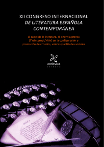 XII Congreso InternaCIonal DE LITERATURA ESPAñOLA