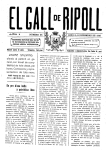 El Gall de Ripoll 19161209 - Arxiu Comarcal del Ripollès