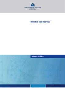 Boletín Económico del BCE. Número 3/2016