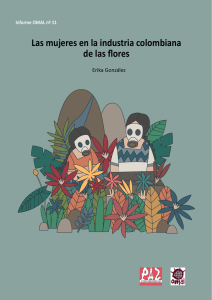 Las mujeres en la industria colombiana de las flores