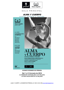 alma y cuerpo - Teatro Español