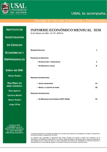 Marzo - Reseña | Facultad de Ciencias Económicas y Empresariales