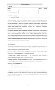 Clasificación 1 - Colegio Monte de Asís