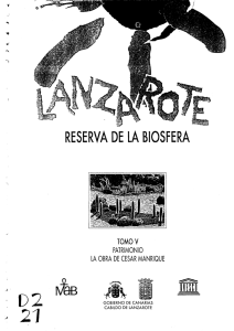 reserva de la biosfera - Centro de datos : Lanzarote