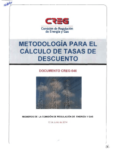 D-046-14 METODOLOGÍA PARA EL CÁLCULO DE TASAS DE