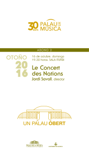 Le Concert des Nations OTOÑO