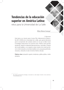 Tendencias de la educación superior en América Latina