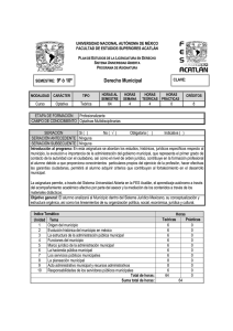 Derecho Municipal - FES Acatlán