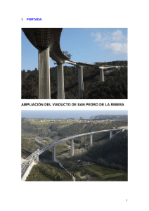 ampliación del viaducto de san pedro de la ribera