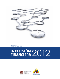 Reporte de Inclusión Financiera 2012