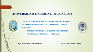 La Universidad Nacional del Callao dentro del Marco del Desarrollo