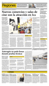 Page 1 a10 I  EL COMERCIO jueves 31 de diciembre del 2009