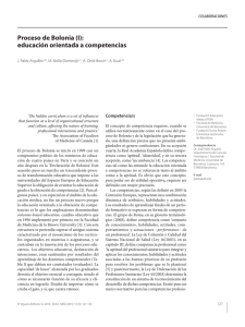 Proceso de Bolonia (I): educación orientada a competencias