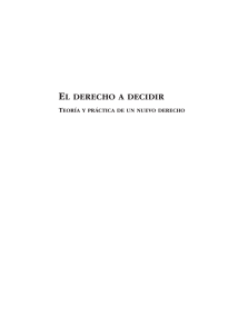 El dErEcho a dEcidir - Atelier Libros Jurídicos