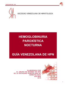 guía venezolana de hpn - Sociedad Venezolana de Hematología