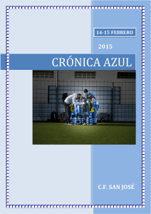 crónica azul - Club de Fútbol San José