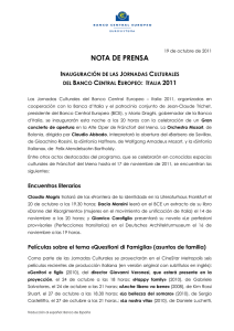 nota de prensa - Banco de España