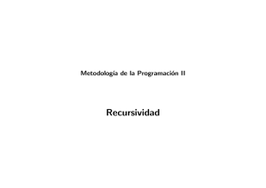 Recursividad