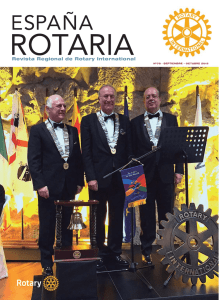 Revista España Rotaria septiembre-octubre 2015