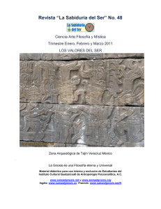 La Sabiduría del Ser 48 - Gnosis - Instituto Cultural Quetzalcóatl