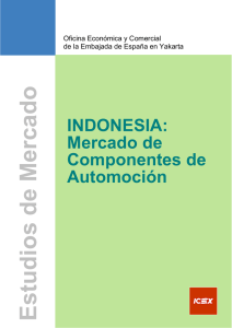 Indonesia: Mercado de componentes de Automoción