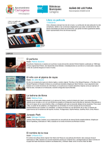 Guías de Lectura - Bibliotecas Municipales de Cartagena