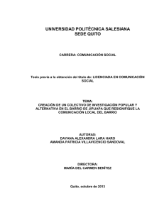 universidad polit&eacute;cnica salesiana sede quito - Repositorio Digital-UPS
