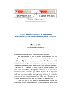 La traducción como búsqueda de un marxismo latinoamericano: la