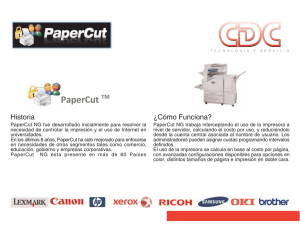 PaperCut TM - CDC Tecnología y Servicio