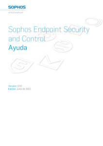 Ayuda de Sophos Endpoint Security and Control
