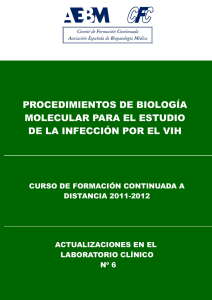 procedimientos de biología molecular para el estudio de la infección