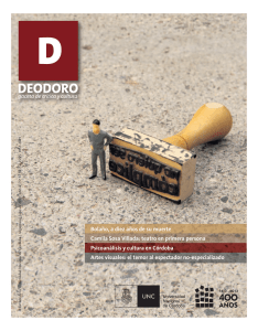 Deodoro, gaceta de crítica y cultura | Número 33
