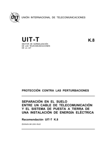 UIT-T Rec. K.8