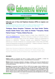 Infección por el Virus del Papiloma Humano (VPH) en mujeres con